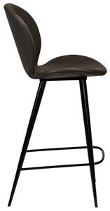 ​​​​​Dan-Form Šedá koženková barová židle židle DAN-FORM Cloud 67 cm