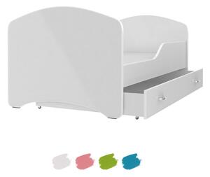 Dětská postel IGOR včetně úložného prostoru (Bílá), Bílá