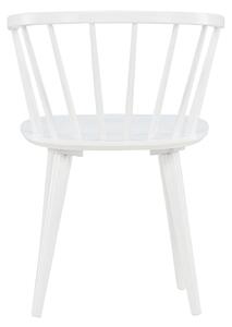 Jídelní židle Bobby, 2ks, bílá, 53x55x76
