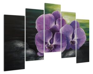 Obraz květů orchideje (125x90cm)