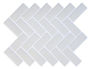 Livarno® Dekorativní samolepicí obklady, 10 kusů (světle šedá) (100407820002)