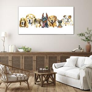 Obraz na skle Obraz na skle Malování mazlíčků psů