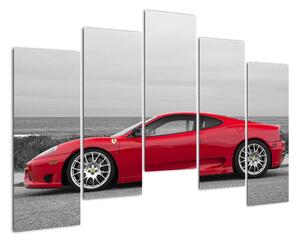 Červené Ferrari - obraz (125x90cm)