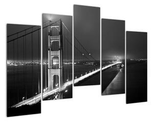 Most přes řeku - obraz (125x90cm)