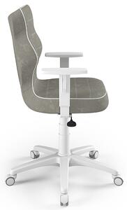 Kancelářská židle ENTELO DUO 6 šedá/bílá