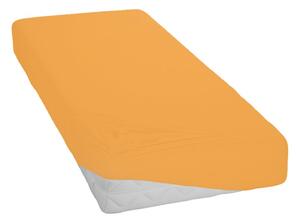 ProPOSTELE Jersey prostěradlo oranžové 140 x 200 cm