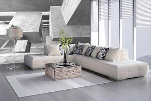 DIMEX | Vliesová fototapeta Abstraktní betonové zdi MS-5-2593 | 375 x 250 cm | bílá, šedá