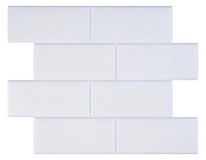 Livarno® Dekorativní samolepicí obklady, 10 kusů (bílá) (100407820001)