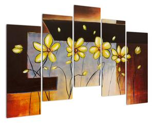 Obraz květin na stěnu (125x90cm)