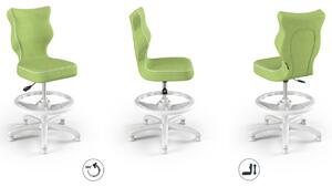 Dětská židle ENTELO PETIT 4 zelená/bílá