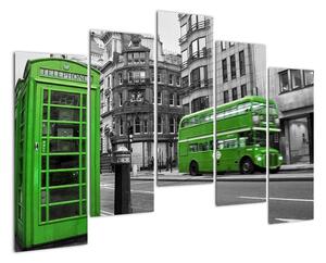 Abstraktní obraz - Londýn (125x90cm)