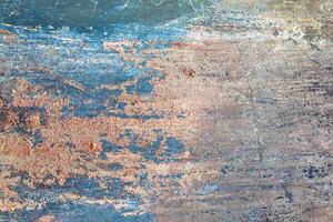 DIMEX | Vliesová fototapeta Staré rezavé železo MS-5-2612 | 375 x 250 cm | modrá, hnědá