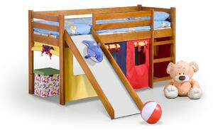Dětská postel DONATELO, 80x190, bílá + rošt + matrace