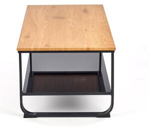 Konferenční stolek ARTIGA, 105x45x55, dub zlatý/černá