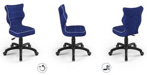 Dětská židle ENTELO PETIT 1 modrá/černá