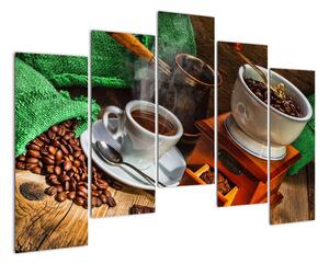 Obraz kávového zátiší (125x90cm)