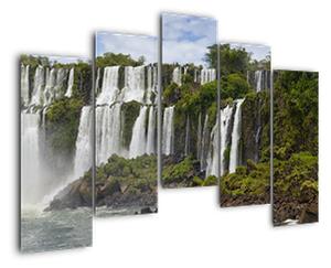 Panorama vodopádů - obrazy (125x90cm)