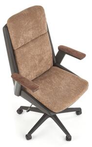 Kancelářská židle HERIS, 67x117x62, béžová/černá