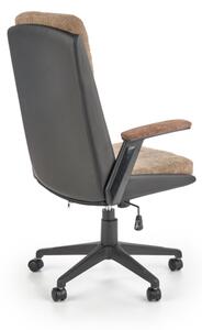 Kancelářská židle HERIS, 67x117x62, béžová/černá