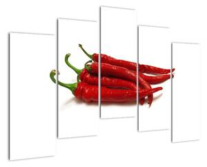 Chilli papričky, obrazy (125x90cm)