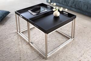 3SET konferenční stolek ELEMENTS černý Nábytek | Obývací pokoj | Konferenční stolky | Všechny konferenční stolky