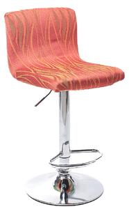 Komashop Potah na barovou židli IRIS Barva: Oranžová