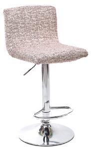 Komashop Potah na barovou židli CYPRUS Barva: béžovo-bordová