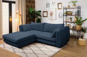 ROHOVÁ SEDAČKA, textil, tmavě modrá MID.YOU - Sedací soupravy, Online Only