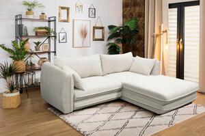 ROHOVÁ SEDAČKA, textil, krémová MID.YOU - Sedací soupravy, Online Only