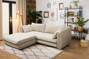 ROHOVÁ SEDAČKA, textil, béžová MID.YOU - Sedací soupravy, Online Only