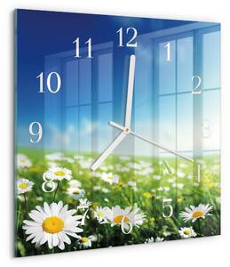 Skleněné hodiny Louka zskb-30x30-00086978