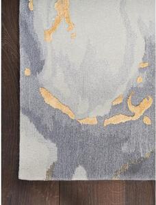 Ručně tkaný koberec s nízkým vlasem a strukturovaným povrchem Prismatic