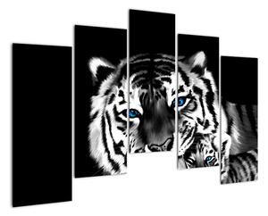 Obraz tygra s mládětem (125x90cm)