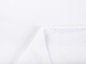 Teflonová látka na ubrusy TF-068 Bílá bez vzoru - šířka 160 cm