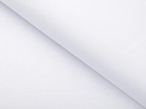 Teflonová látka na ubrusy TF-068 Bílá bez vzoru - šířka 160 cm