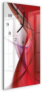 Skleněné hodiny vertikální Abstrakce zsppc-30x60-00175182