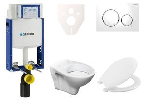 Cenově zvýhodněný závěsný WC set Geberit k zazdění + WC S-Line S-line Pro 110.302.00.5NR4