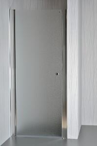 Jednokřídlé sprchové dveře do niky MOON 80 - 85 cm grape sklo