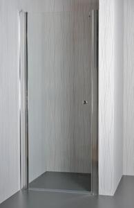 Jednokřídlé sprchové dveře do niky MOON 95 - 100 cm čiré sklo