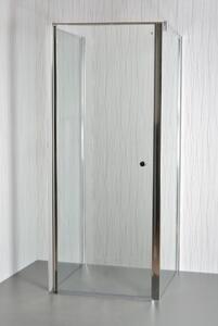Jednokřídlé sprchové dveře do niky MOON 95 - 100 cm čiré sklo