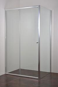 Sprchový kout rohový s posuvnými dveřmi ONYX A 1 čiré sklo 116 - 121 x 90 x 195 cm
