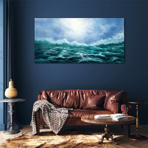 Obraz na skle Obraz na skle mořská bouře příroda