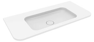 Oltens Hamnes umyvadlo 100x46.1 cm obdélníkový nábytkový bílá lesk 40214000