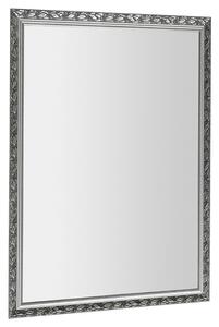 MELISSA (DAHLIA) zrcadlo v dřevěném rámu 672x872mm, stříbrná NL495