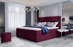 Čalouněná postel boxspring VIVRE, 160x200, mat velvet 68