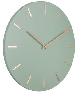 Time for home Zeleno zlaté nástěnné hodiny Torguen 45 cm
