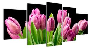 Obraz tulipánů (150x70cm)