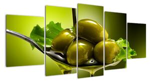 Obrazy do kuchyně - olivy (150x70cm)