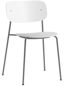 Audo CPH Bílá plastová jídelní židle AUDO CO