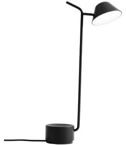 Černá kovová stolní lampa MENU PEEK 52 cm